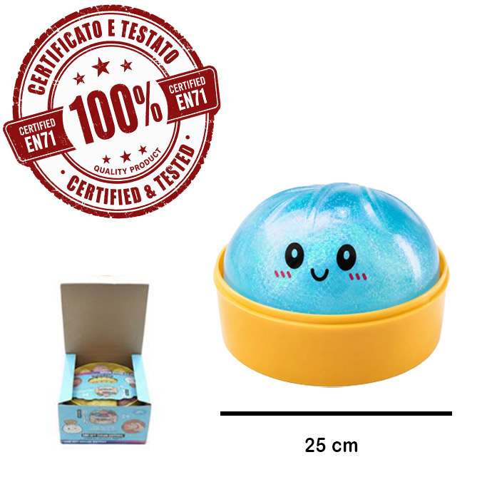 SQUISHY MEGA Ravioli (Dumpling) 25cm TPR+PVA In display da 1pz ass…x1…x4